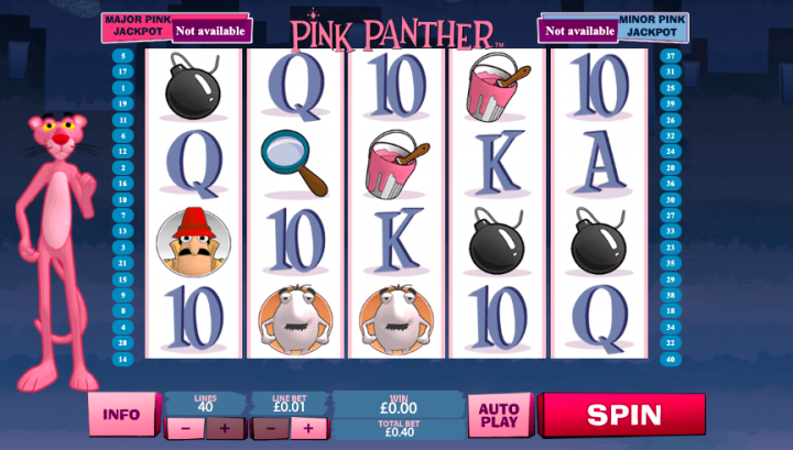 pink panther online slot