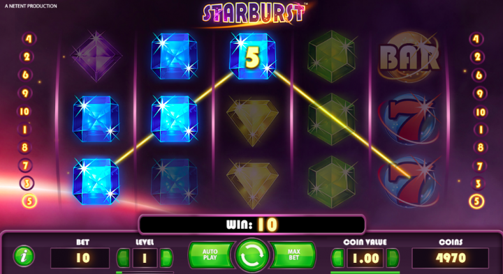 starburst low volatility slots